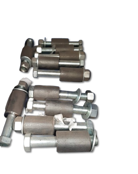 KIT FIJACION CAJA CHASIS (PERNO, BUJE, GOMA, TUERCA ANT) - Repuestos ENGANCHE Y FIJACION CARGA