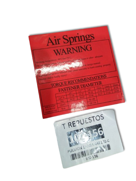 PULMON CARGA 9101 VK M9 - Repuestos SUSPENSIONES