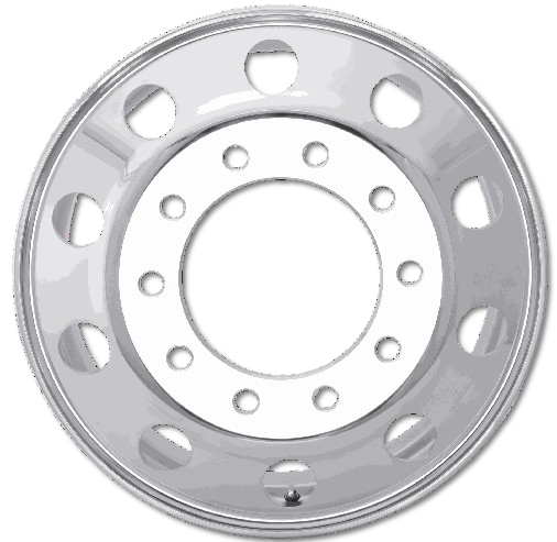 LLANTA DISCO ALUMINIO AMERICANA 22.5x8.25 SH DOBLE PULIDO - Repuestos LLANTAS