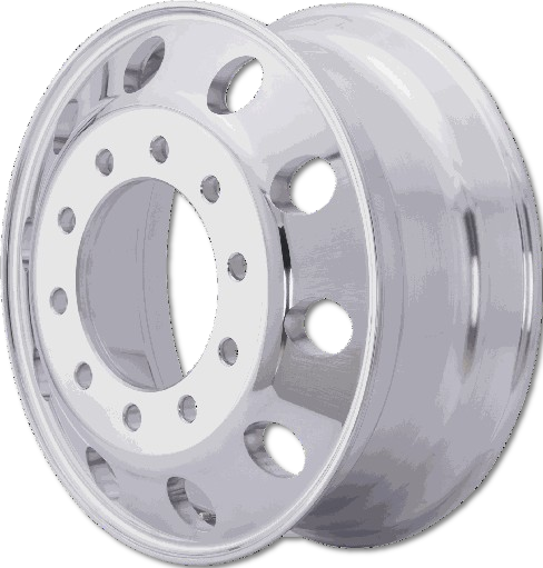 LLANTA DISCO ALUMINIO AMERICANA 22.5x8.25 SH DOBLE PULIDO - Repuestos LLANTAS
