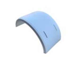 TAPABARRO 1 EJE 5120190 PLOK BLANCO - Repuestos SEGURIDAD Y ACCESORIOS